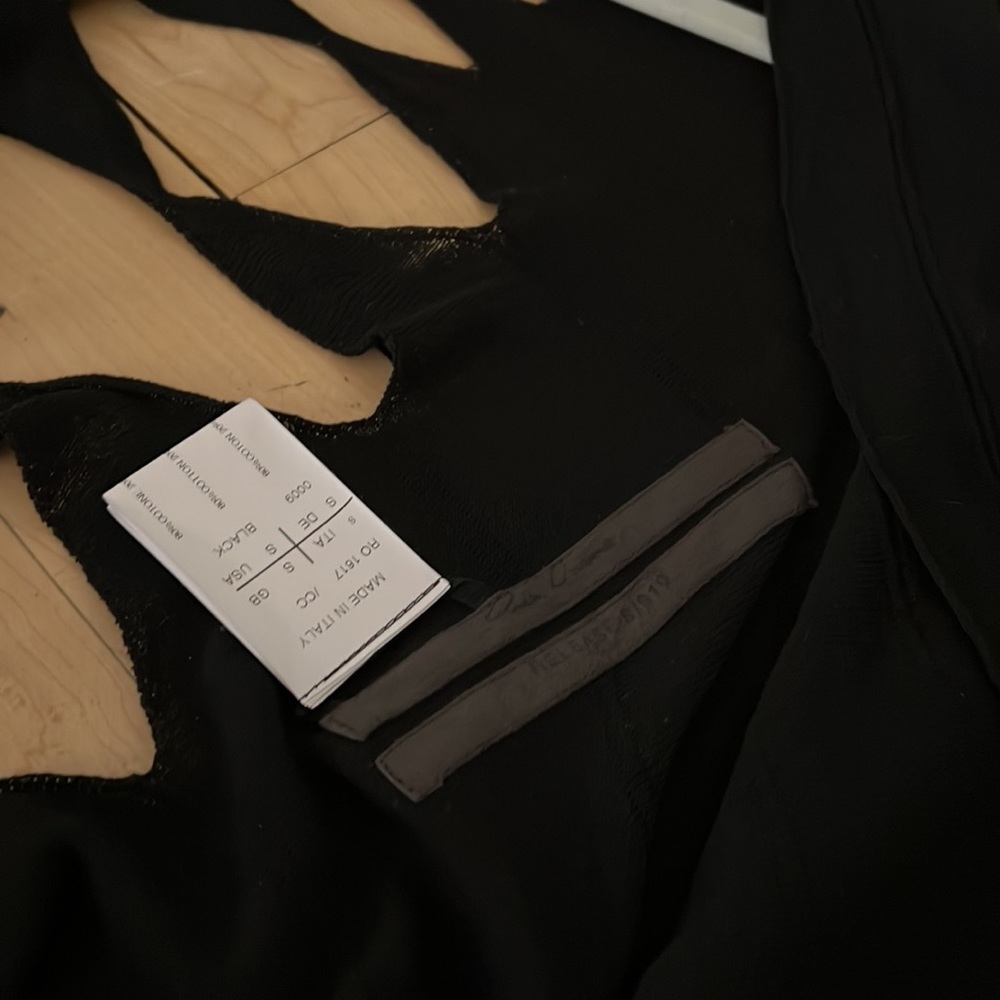 Rick Owens Cutout Cardigan Sz S - Picture 14 of 14
